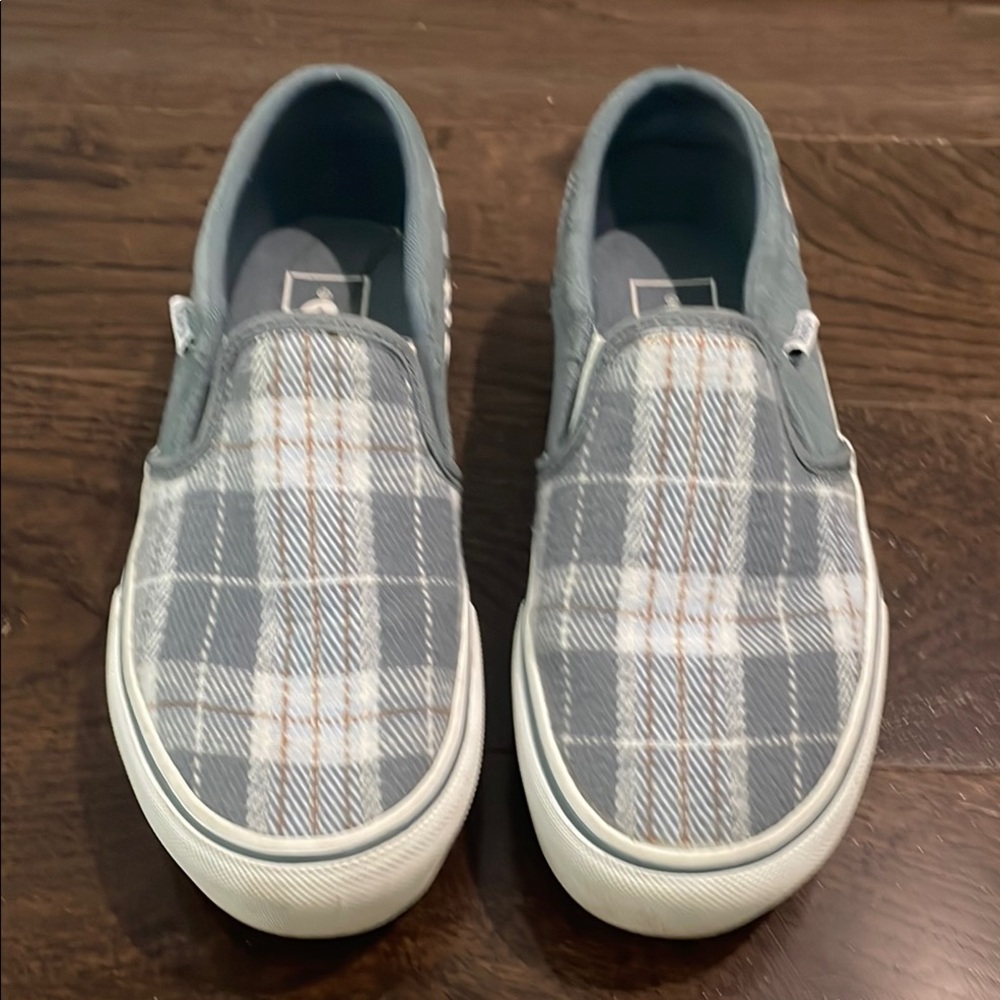 Vans Plaid Slip-On Shoes